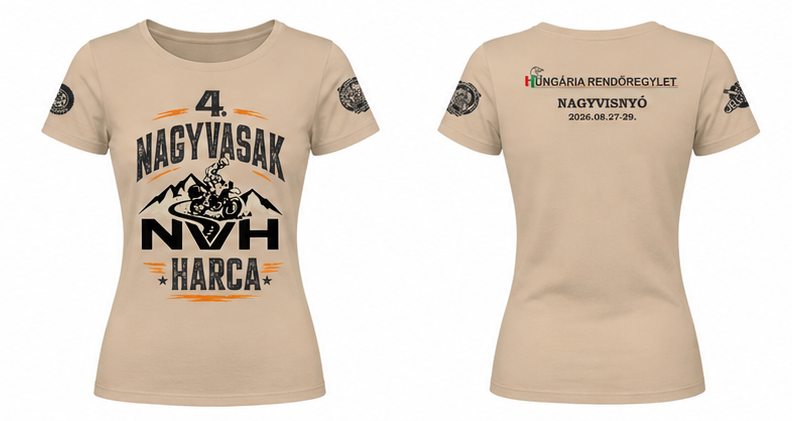Nagyvasak Harca női póló - Image 4