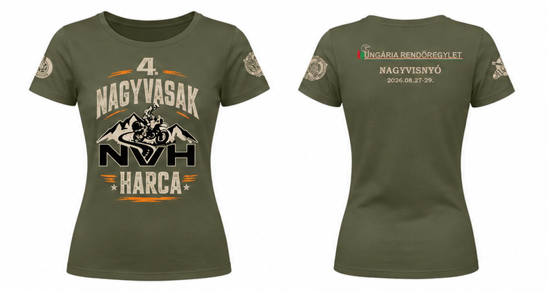 Nagyvasak Harca női póló - Image 3